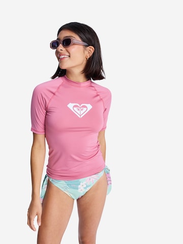 ROXY Funktionsshirt 'Whole Hearted' in Pink: Vorderseite