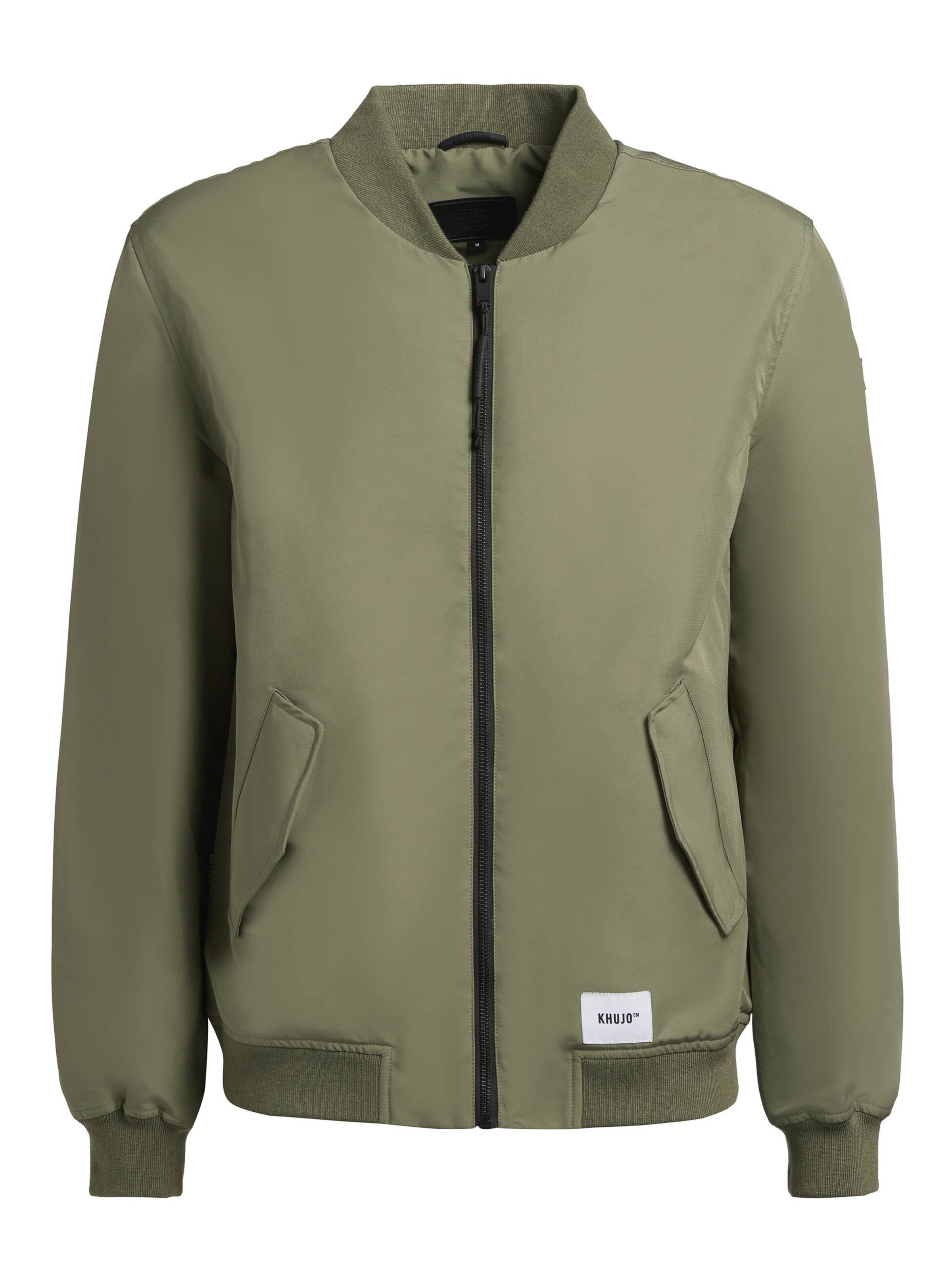 khujo Between-Season Jacket 'MAHT' in Green: front