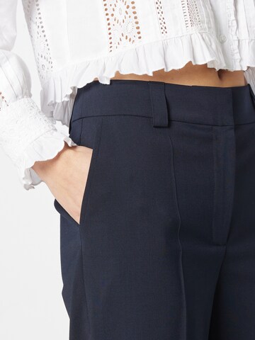 Libertine-Libertine Regular Pleated Pants 'Flaw' in Blue