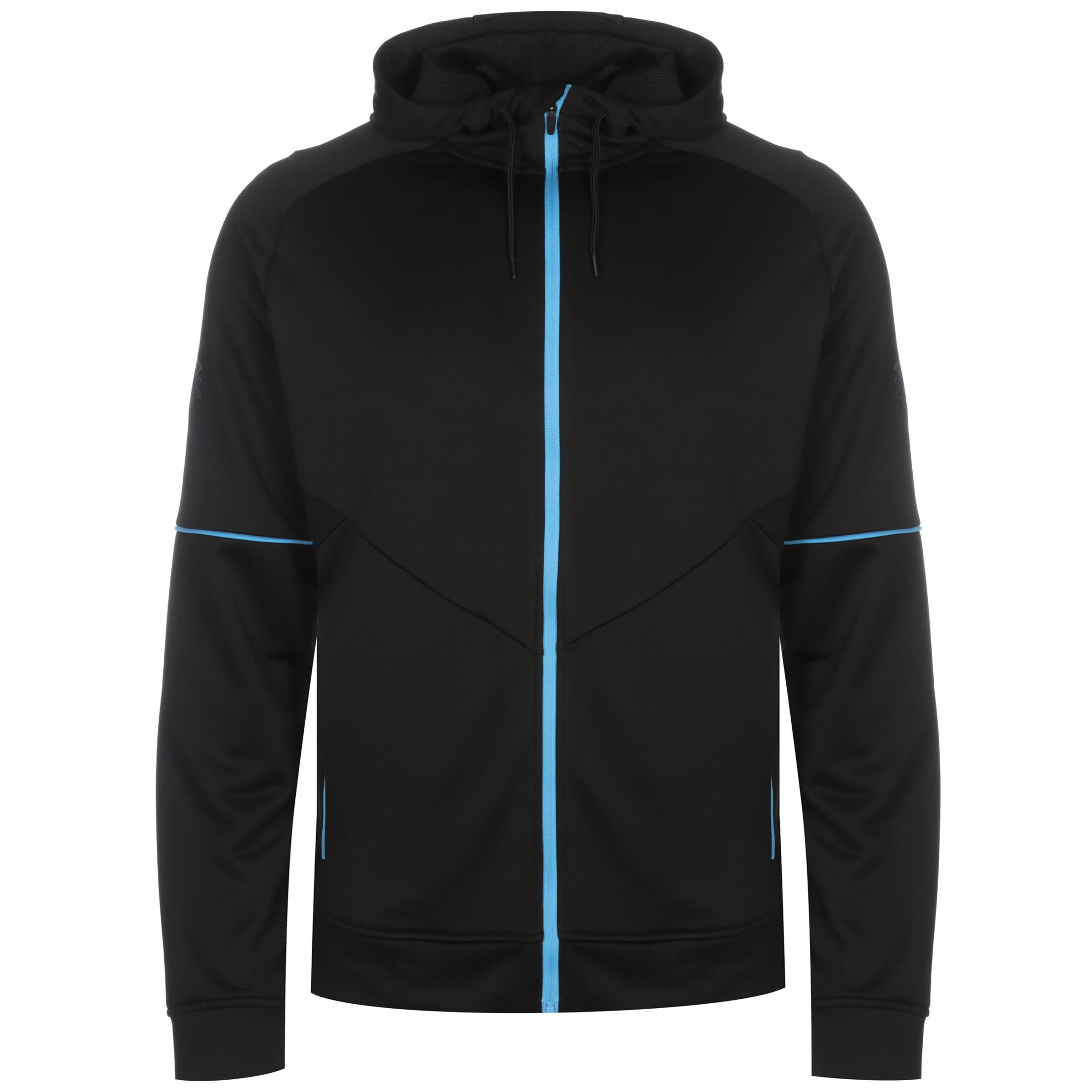 UMBRO Sportsweatjacke in Schwarz: Vorderseite