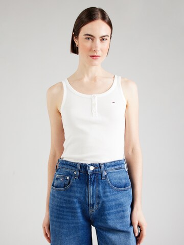 Top di Tommy Jeans in bianco: frontale