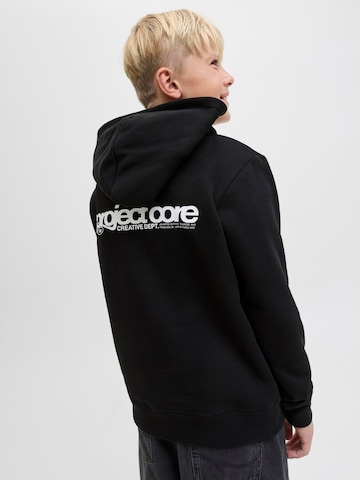 Sweat 'JCOUnion' Jack & Jones Junior en noir : devant