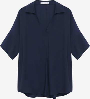 MANGO Blouse 'Bye' in Blauw: voorkant