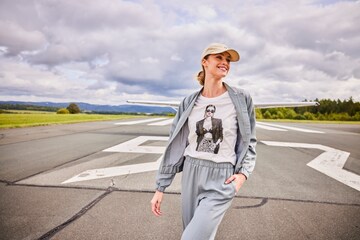 Aniston CASUAL Pajama Pants in Grey