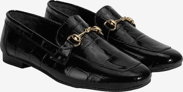 Desa Mocassins 'Loafer' in Zwart: voorkant
