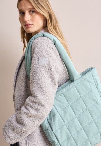 CECIL Shopper in Steppoptik in Grün: Vorderseite