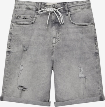 Pull&Bear Skinny Jeans i grå: framsida