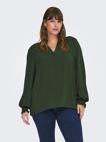 ONLY Carmakoma Bluse 'CARMETTA' in Grün: Vorderseite