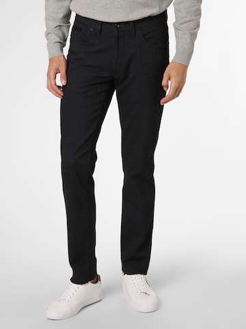 BRAX Regular Панталон 'Cadiz' в черно: отпред