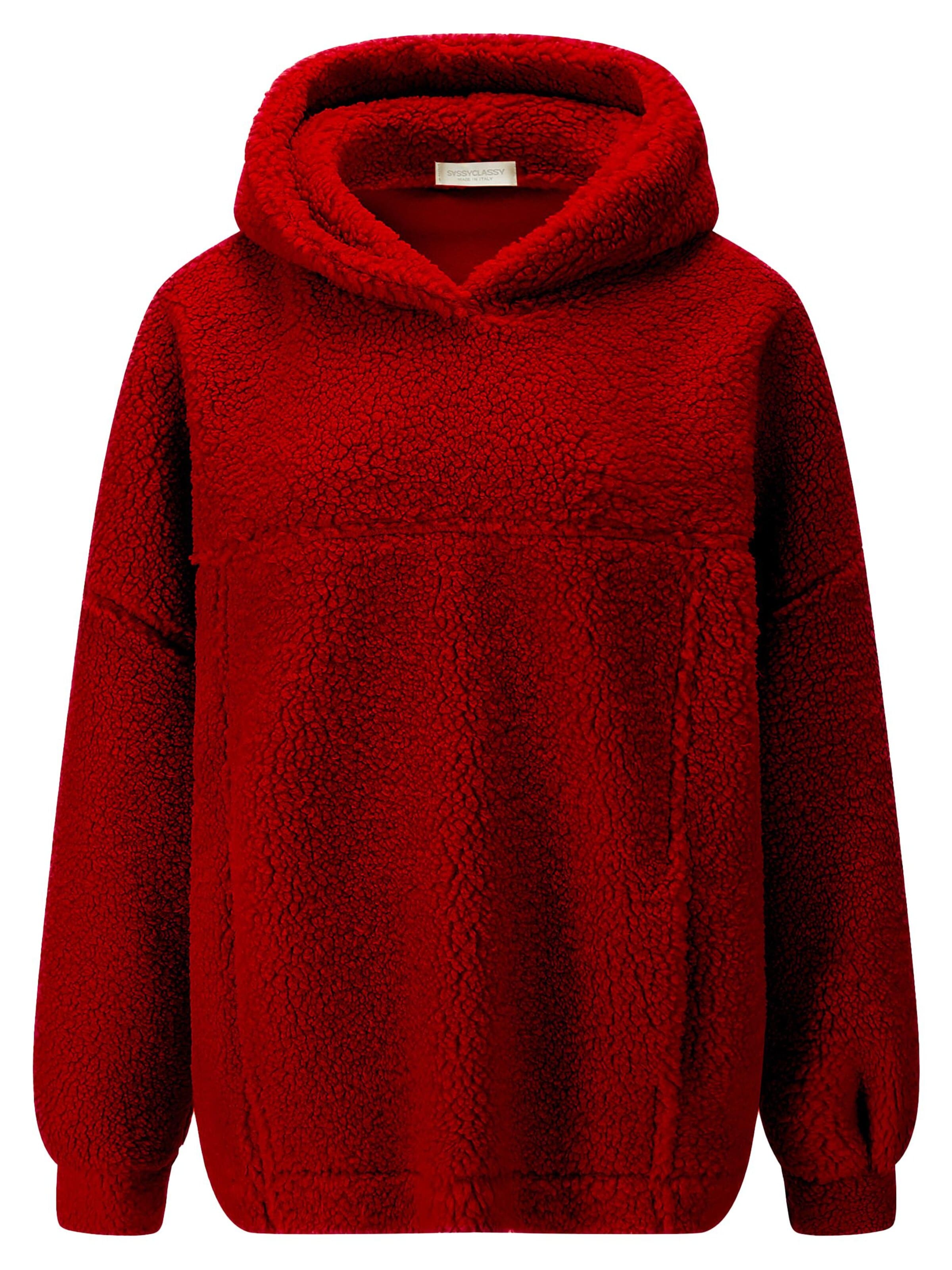 SASSYCLASSY Oversizepullover‌‌‌‌‌ in Rot: Vorderseite