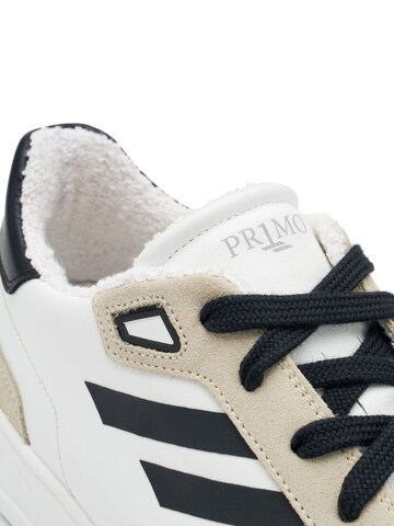 PR1MO Sneaker low 'Bianco Brillante' in Weiß