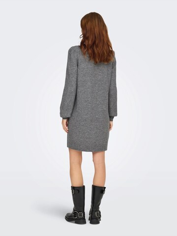 JDY Knitted dress in Grey
