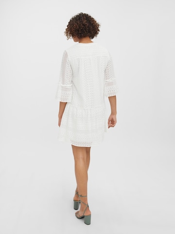 VERO MODA Shirt Dress 'HONEY' in White