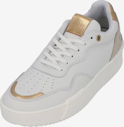 Palado Chaussure de sport à lacets en or / gris / blanc, Vue avec produit