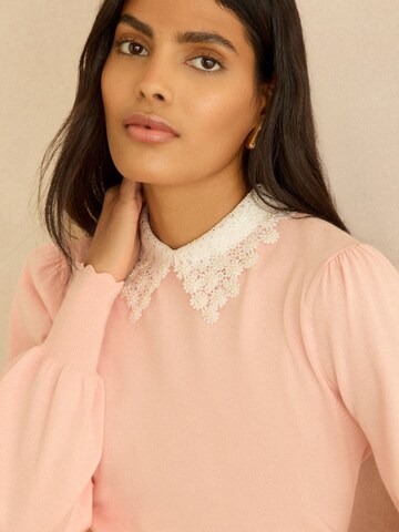 love & roses Pullover in Orange