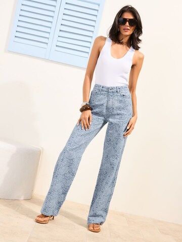 Friends Like These - Pierna ancha Vaquero en azul