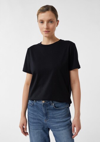 COMMA Shirt in Schwarz: Vorderseite