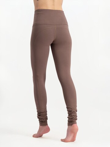 Urban Goddess Yoga & Activewear Slim fit Leggings 'Gaia Yoga & Pilates' in Brown