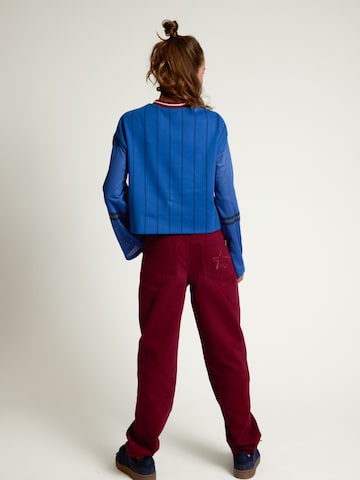 Looxs Revolution Barrel Jeans in Red