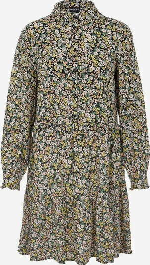 Abito camicia PIECES di colore giallo / verde / salmone / nero, Visualizzazione prodotti