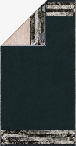 Serviette Cawö en noir : devant