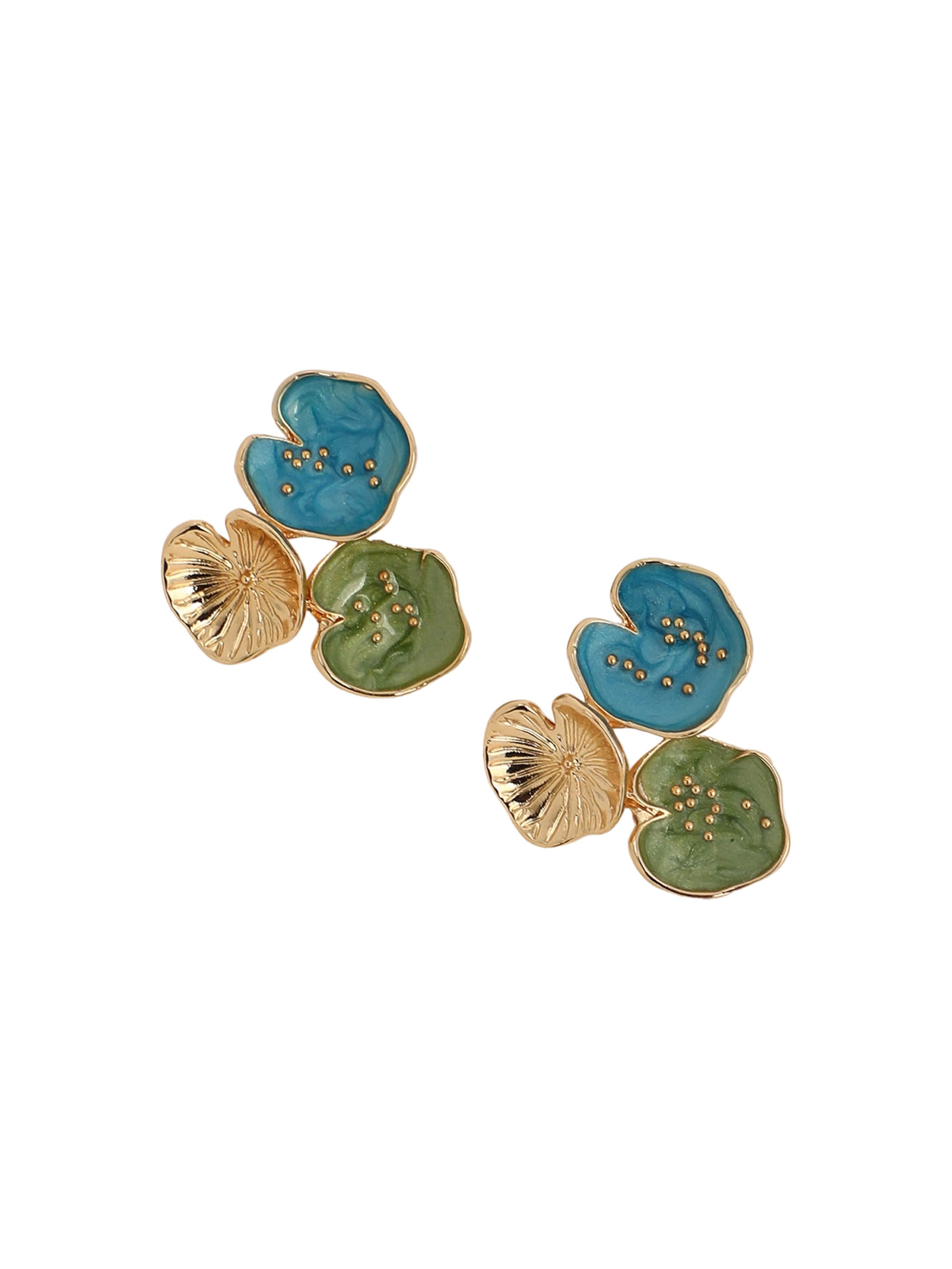 Boucles d'oreilles ' Onndrea ' SOHI en mélange de couleurs : devant