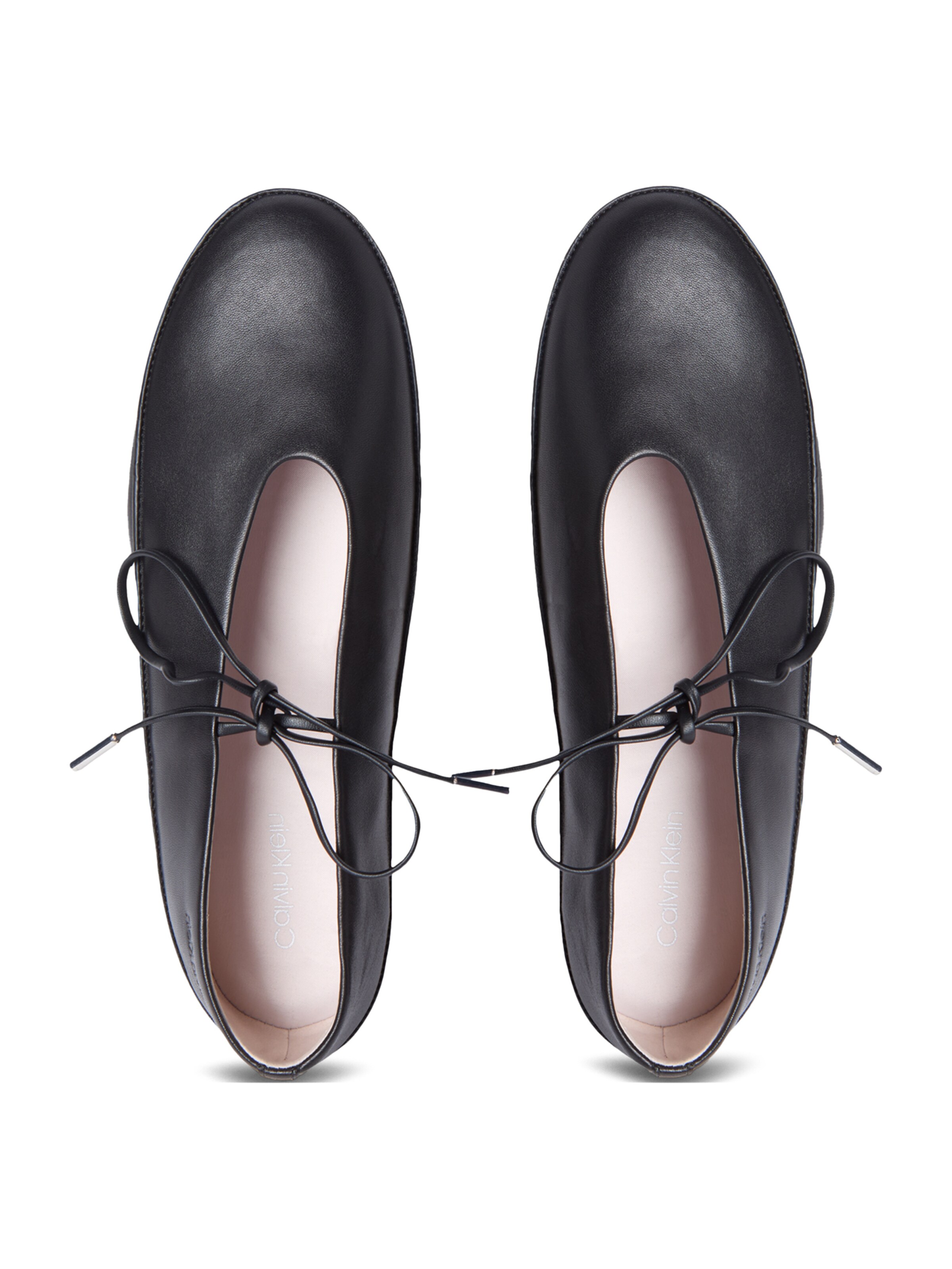 Ballerines à lanières Calvin Klein en noir