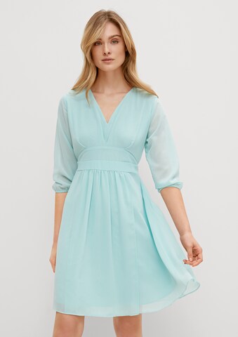 COMMA Dress in Blue: front