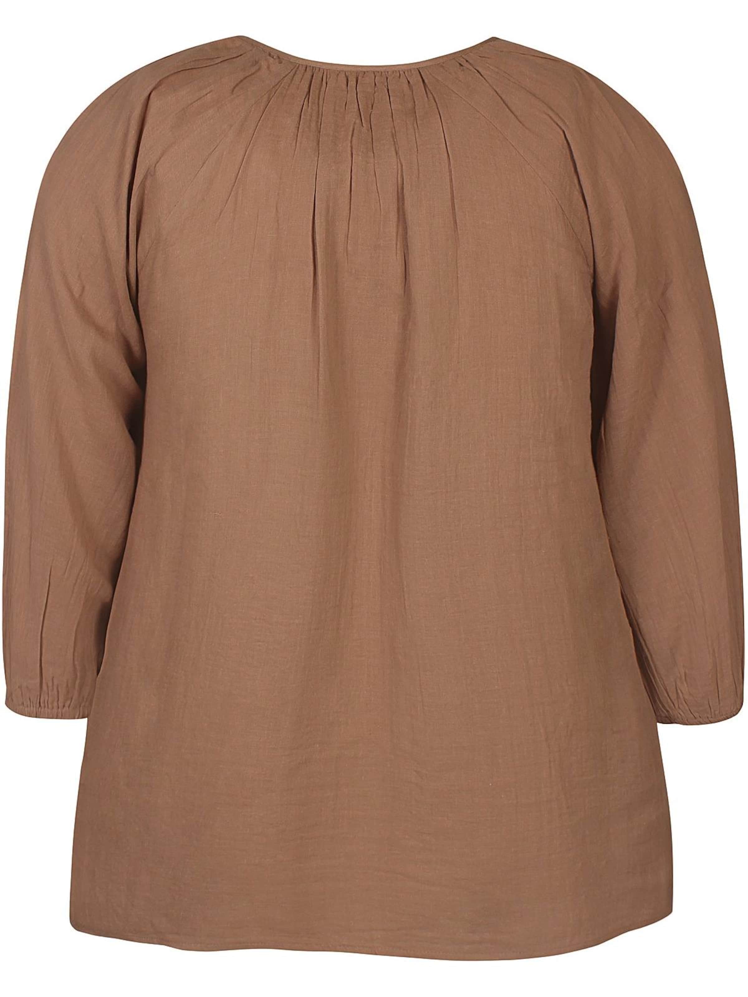 Zhenzi Blouse 'Gemma 1311' in Brown