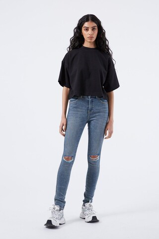 Dr. Denim Skinny Jeans 'Lexy' in Blauw: voorkant