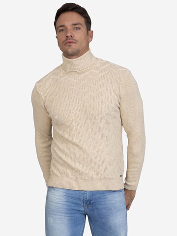 Pullover 'Truff' di Sir Raymond Tailor in beige: frontale