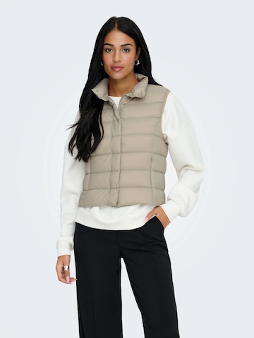 Gilet 'ONLRUBY' di ONLY in grigio: frontale