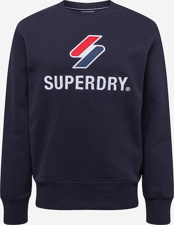 Superdry Sweatshirt in Blue: front