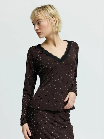 Maglietta ' HoneyRS ' di Résumé in marrone: frontale