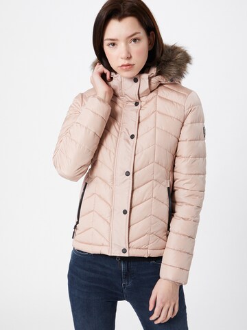 Superdry Winterjas in Roze: voorkant