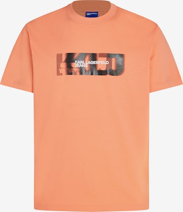 oranžs KARL LAGERFELD JEANS T-Krekls: no priekšpuses