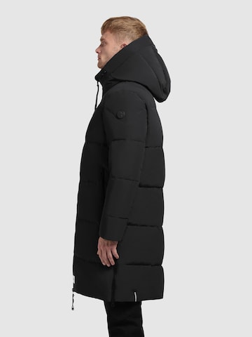 khujo Wintermantel 'Lear' in Schwarz