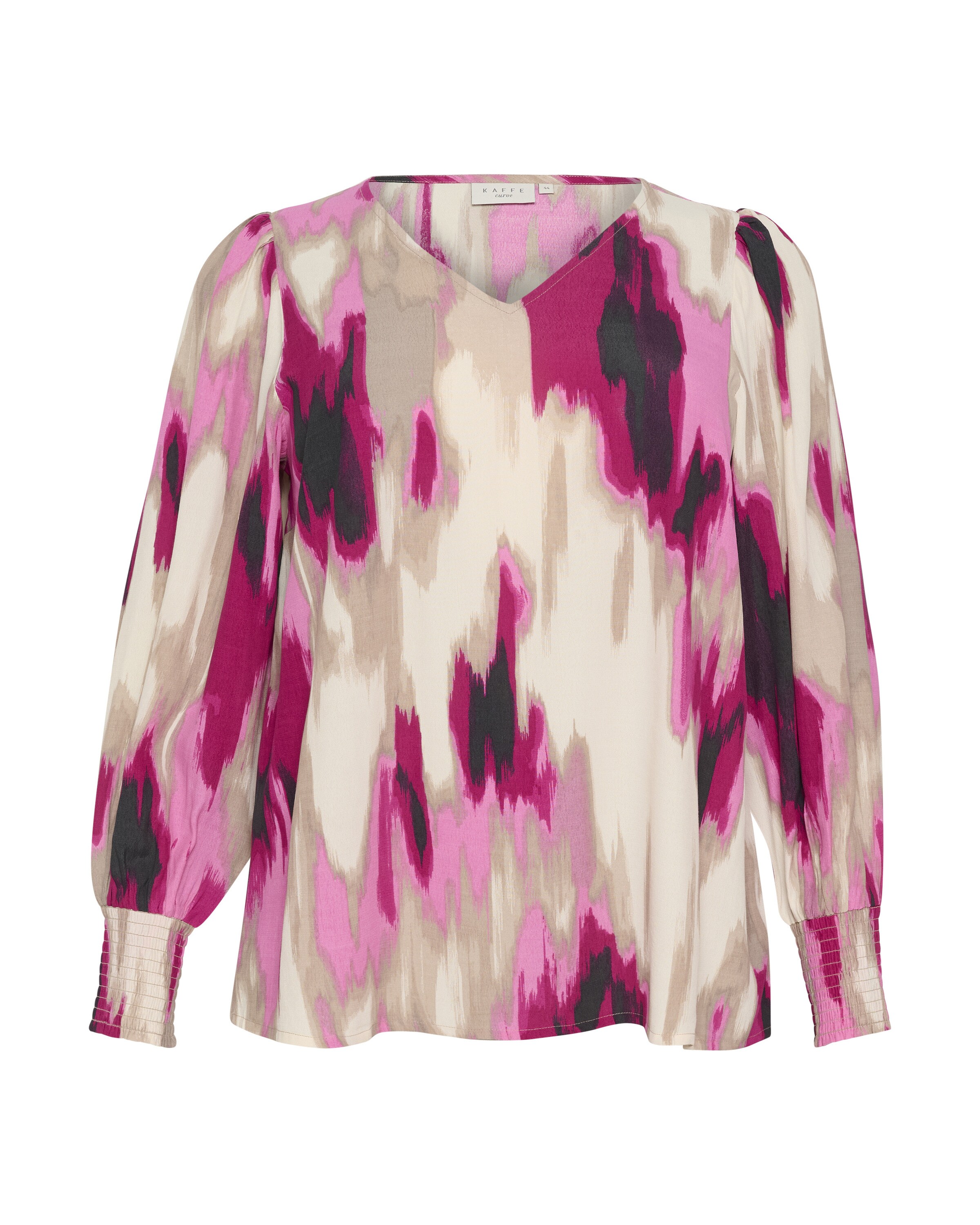 Chemisier 'Alona' KAFFE CURVE en rose : devant