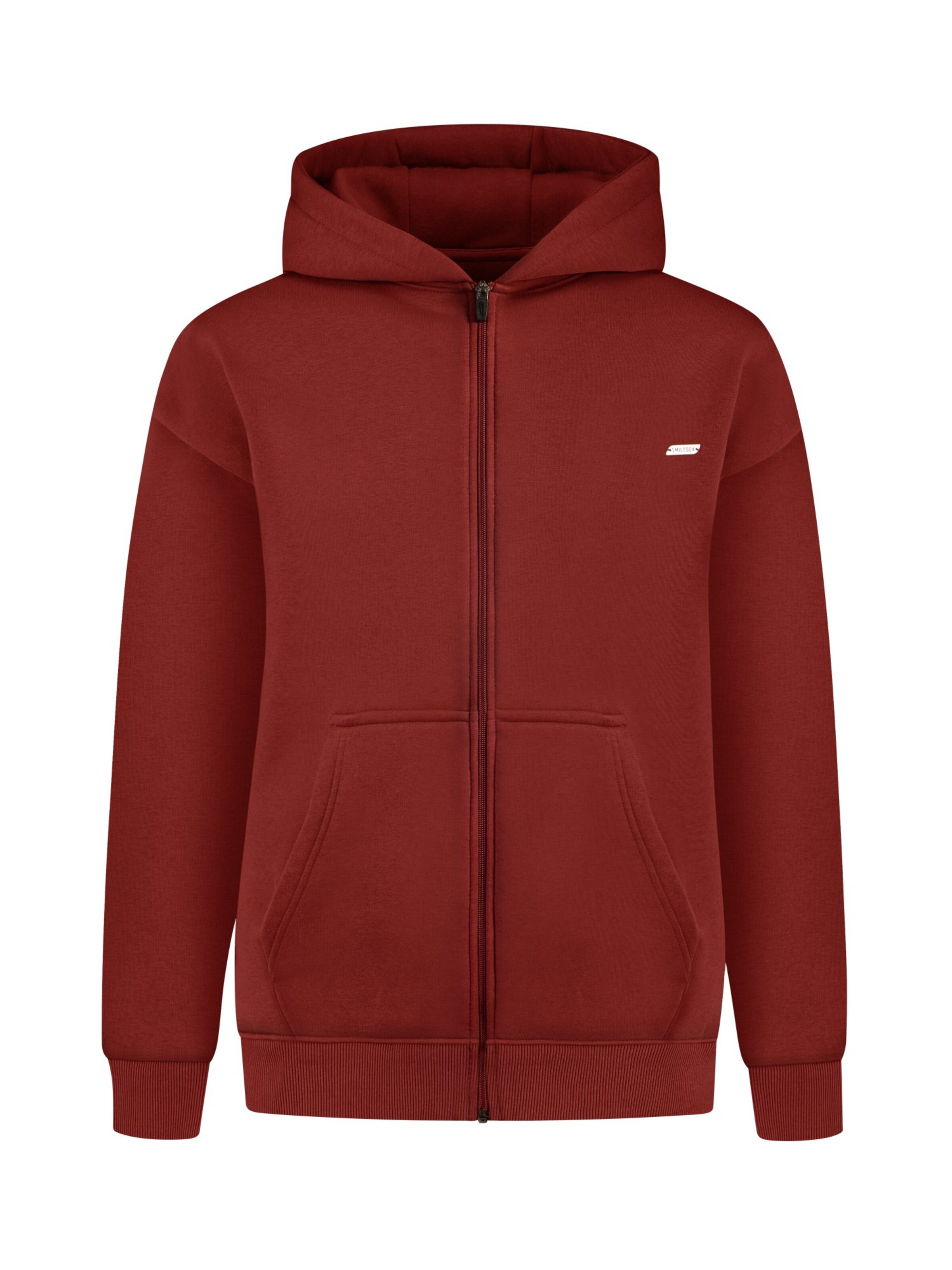 Smilodox Sweat jacket in Brown: front