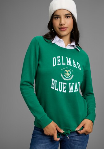 DELMAO Sweatshirt in Green: front