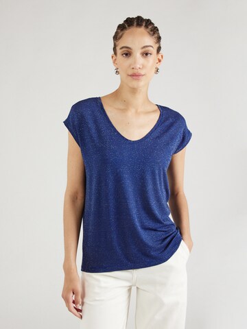 Maglietta 'Billo' di PIECES in blu: frontale