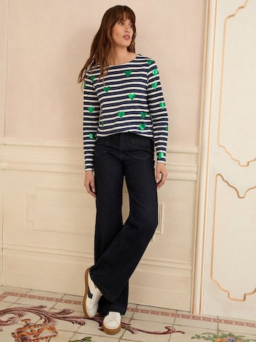 love & roses - Camiseta en azul