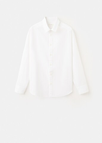 MANGO TEEN Regular fit Button Up Shirt 'Spring' in White