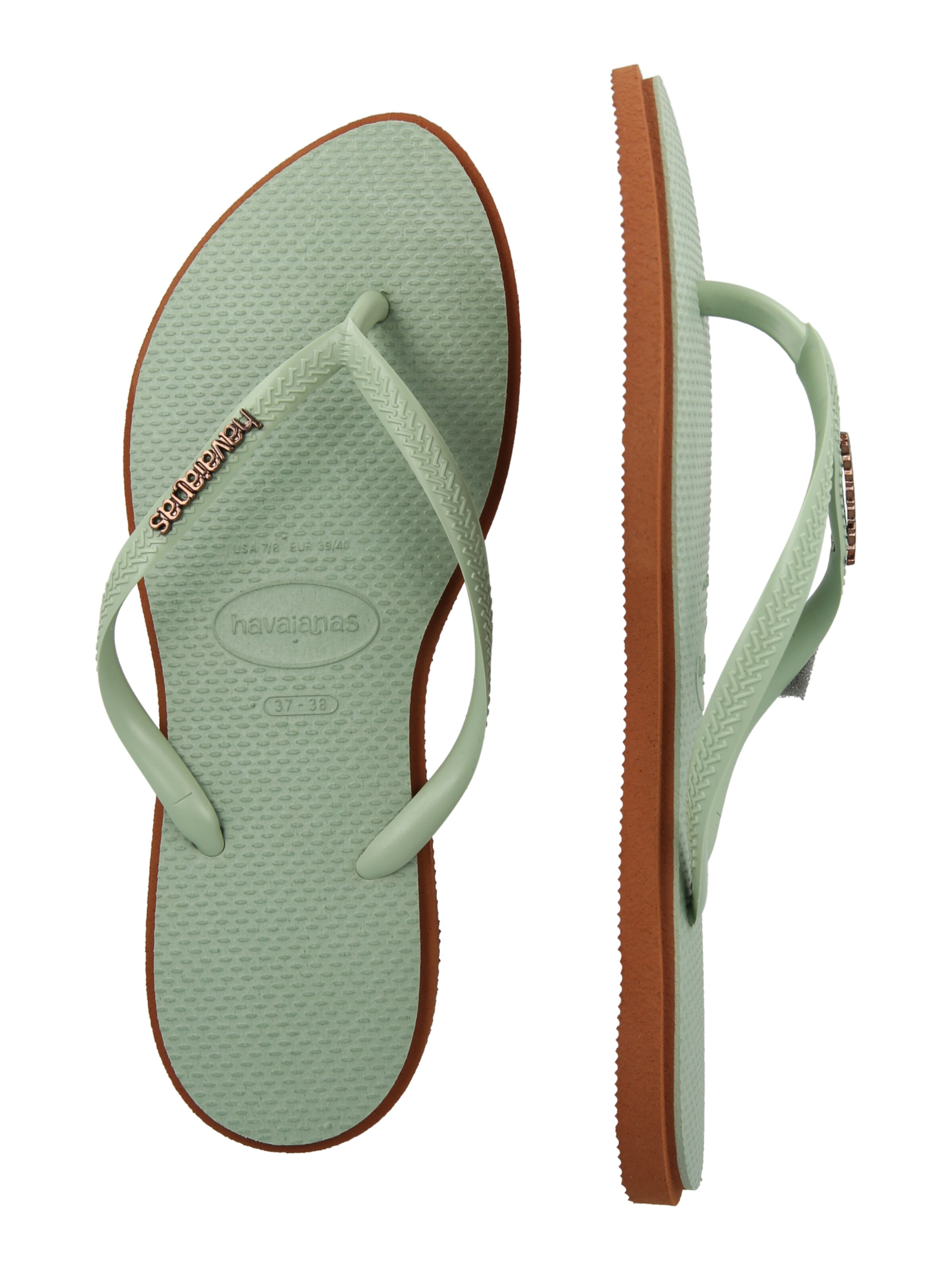HAVAIANAS Žabky 'SLIM POINT' – zelená