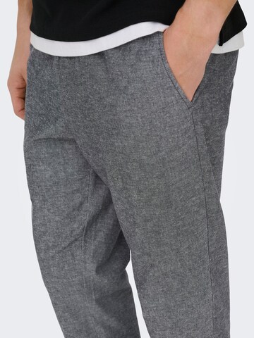 Tapered Pantaloni 'LINUS' di Only & Sons in blu