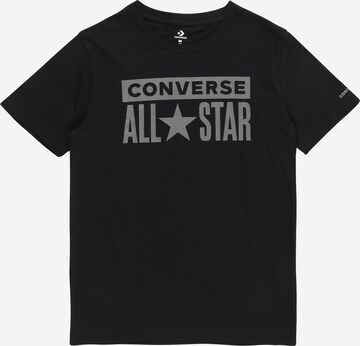 CONVERSE Tričko 'ALL STAR' – černá: přední strana