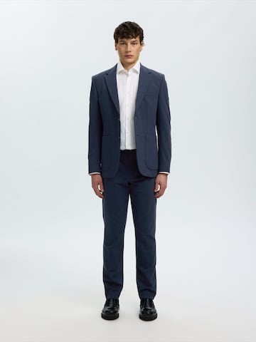 SELECTED Slim fit Suit Jacket 'SLMLOMAIR' in Blue