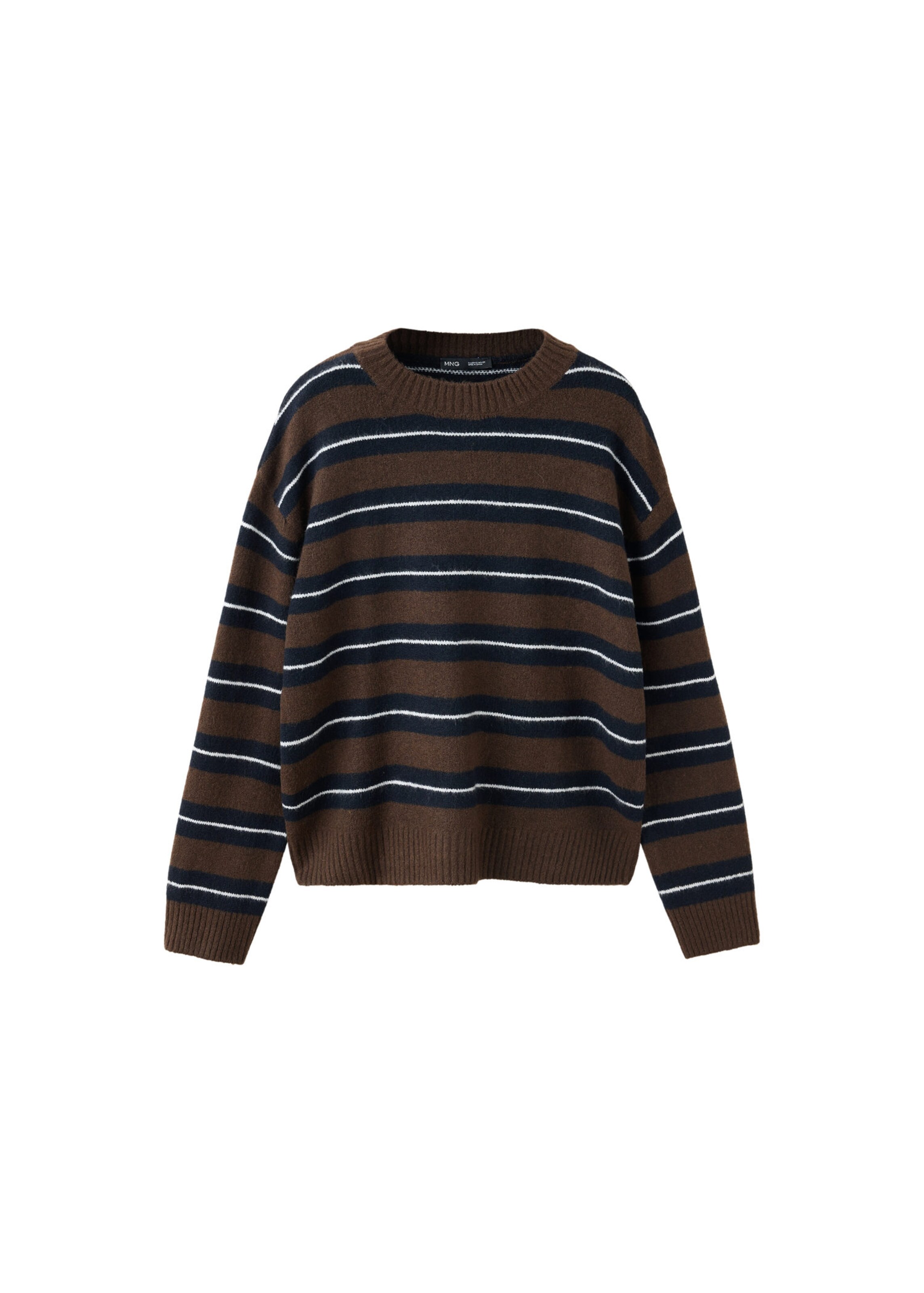 MANGO Sweater 'MARINA' in Brown: front