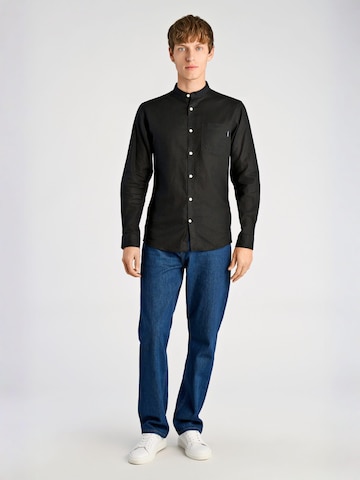 Lindbergh Regular fit Overhemd in Zwart