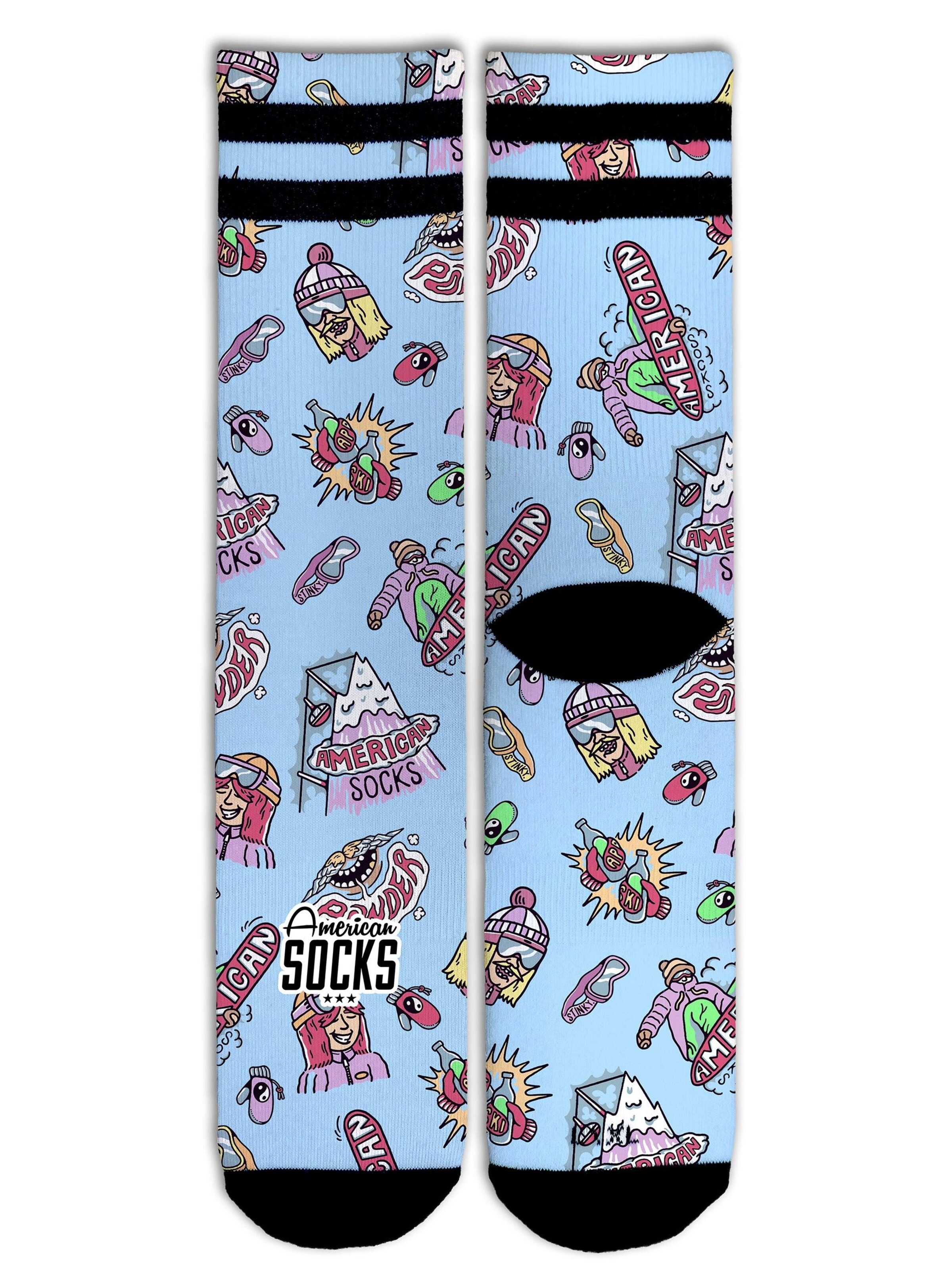 American Socks Socken 'Slope Dope'‌‌‌ in Blau
